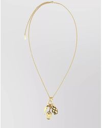Chloé - Metal Chain Necklace Charm Pendant Design - Lyst