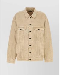 Balenciaga - Denim Jacket With 'Vintage' Effect - Lyst