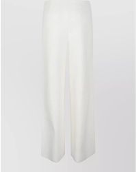 Max Mara - High Waist Trousers Seam Detailing Wide Leg - Lyst