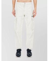 Aspesi - Cotton Straight-Leg Trousers - Lyst