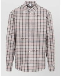 Off-White c/o Virgil Abloh - Off Flannel Shirt - Lyst