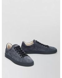 Tod's - Suede Lace Up Sneakers Minimal Lines - Lyst