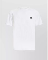 Golden Goose - Lightweight Cotton Crew-Neck T-Shirt With Graphic Print - Lyst