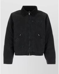 Represent - Cotton Padded Jacket Collared Long Sleeves - Lyst