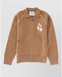 Isabel Marant - Lanya Cardigan Jacket Front Pockets Ribbed - Lyst