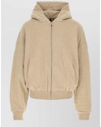 Entire studios - Cotton Thermal Hooded Sweatshirt Long Sleeves - Lyst