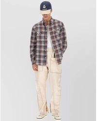 Isabel Marant - Plaid Pattern Shirt With Button-Down Collar - Lyst