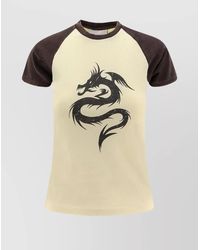Coperni - Cotton Ribbed Logo Print T-Shirt - Lyst
