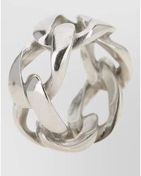 Maison Margiela - Chunky Chain Ring Polished Finish Design - Lyst