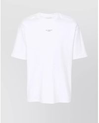 Drole de Monsieur - Ribbed Relaxed-Fit Slogan-Print Cotton T-Shirt - Lyst