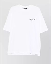 DSquared² - Cotton Relaxed-Fit Embroidered Logo T-Shirt - Lyst