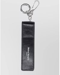Maison Margiela - Leather Strap Keyring Metal Ring Accessory - Lyst