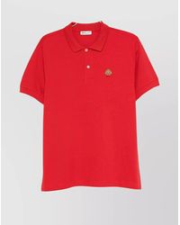 Bally - Short Sleeve Polo Shirt With Collar Design - Lyst