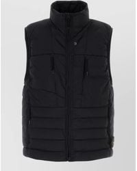 Stone Island - Stretch Nylon Down Jacket High Collar - Lyst