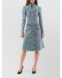 Moschino - Denim Casual Dress - Lyst