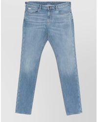 Emporio Armani - Denim Cotton Jeans Faded Wash Design - Lyst