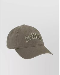 Ganni - Organic Cotton Logo Baseball Cap - Lyst