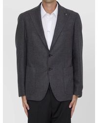 Tagliatore - Single-Breasted Wool-Blend Blazer - Lyst