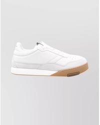 Givenchy - Leather Paneled Low-Top Sneakers - Lyst