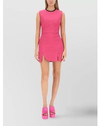 MSGM - Slim-Fit Cutout Mini Dress - Lyst
