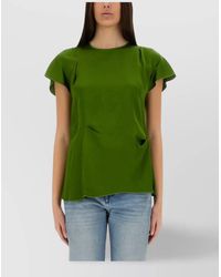 Victoria Beckham - Tops With Darts And Folds - Lyst