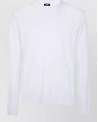 Herno - Long Sleeve Crew Neck Knit Top - Lyst