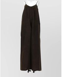 Uma Wang - Wide Leg Jumpsuit Paul Spaghetti Straps - Lyst