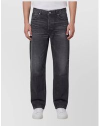 Celine - Mid-Rise Straight-Leg Denim Jeans - Lyst