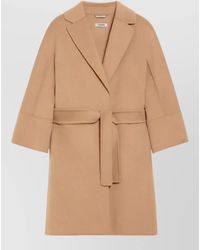 Max Mara - Short Double-Faced Wool Coat - Lyst