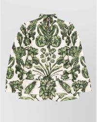 F.R.S For Restless Sleepers - Silk Shirt Floral Pattern Front Pockets - Lyst