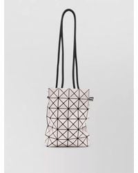 Issey Miyake - Bucket Shoulder Bag Geometric Pattern Handles - Lyst