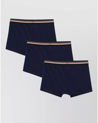 Paul Smith - Three Pack Cotton Boxers Contrast Stripe Waistband - Lyst