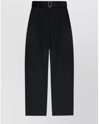 Studio Nicholson - Belted Wide-Leg Trousers - Lyst