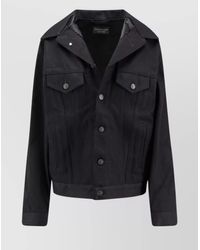 Balenciaga - Giacca Di Jeans Standing - Lyst