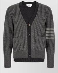 Thom Browne - Two Piece Trompe L'Oeil Knit Cardigan - Lyst