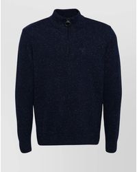 Barbour - Wool Silk Half Zip Jumper - Lyst
