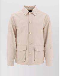 Vince - Cotton-Blend Utility Jacket - Lyst