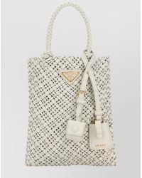 Prada - Na Leather Shoulder Bag - Lyst