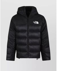 The North Face - Puffa Jacket With Hooded Design And Quilted Pattern - Lyst