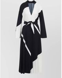 Alberta Ferretti - Twill Printed Dress - Lyst