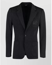 Dolce & Gabbana - Pinstriped Single-Breasted Two-Button Blazer - Lyst