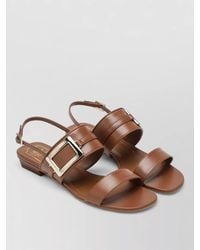 Roger Vivier - Leather Slingback Sandals Open Toe Design - Lyst