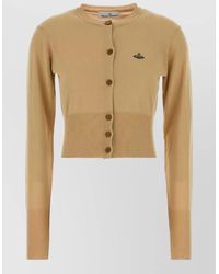 Vivienne Westwood - Cotton Bea Cardigan Long Sleeves Crew Neck - Lyst