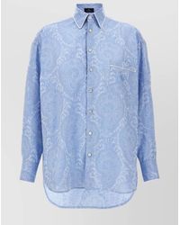 Etro - Paisley Patterned Shirt With Chest Pocket - Lyst