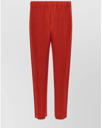 Homme Plissé Issey Miyake - Monthly Colors September Cropped Trousers - Lyst