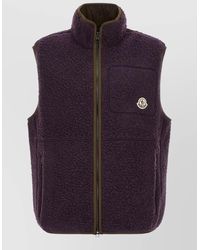Moncler - Textured Wool Padded Vest - Lyst