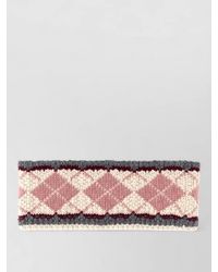 Miu Miu - Embroidered Cashmere Virgin Wool Headband - Lyst