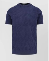 Fendi - Ff Pattern Crew-Neck Sweater - Lyst