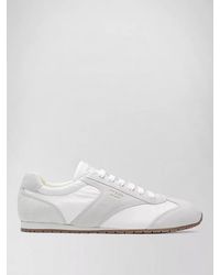 Prada - Sneakers Rubber Sole Suede Panels Design - Lyst