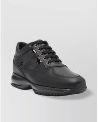 Hogan - Sequin-Panel Leather Sneakers Interactive - Lyst